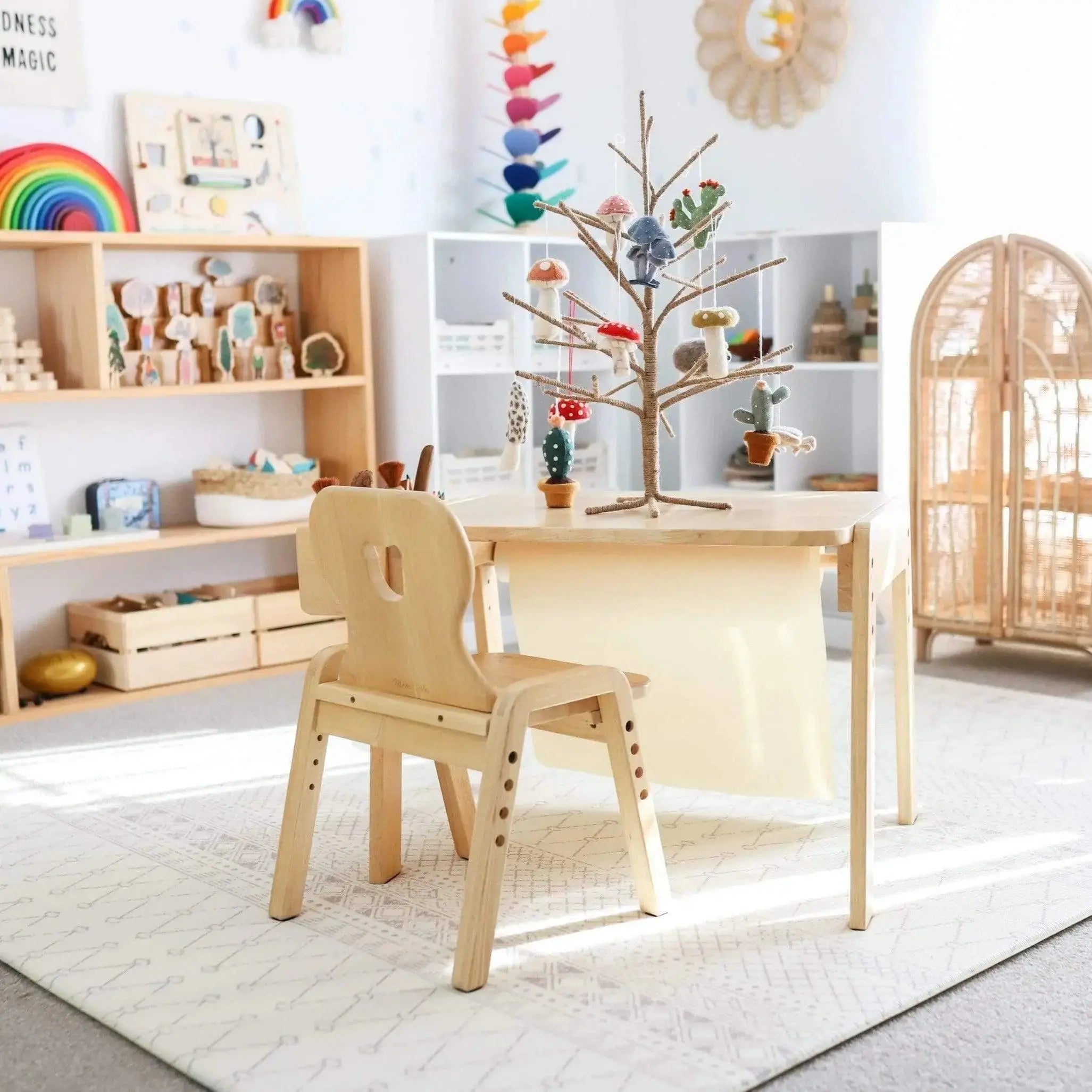 The Curated Parcel - Bunny Tickles // Activities Table & Chair Set