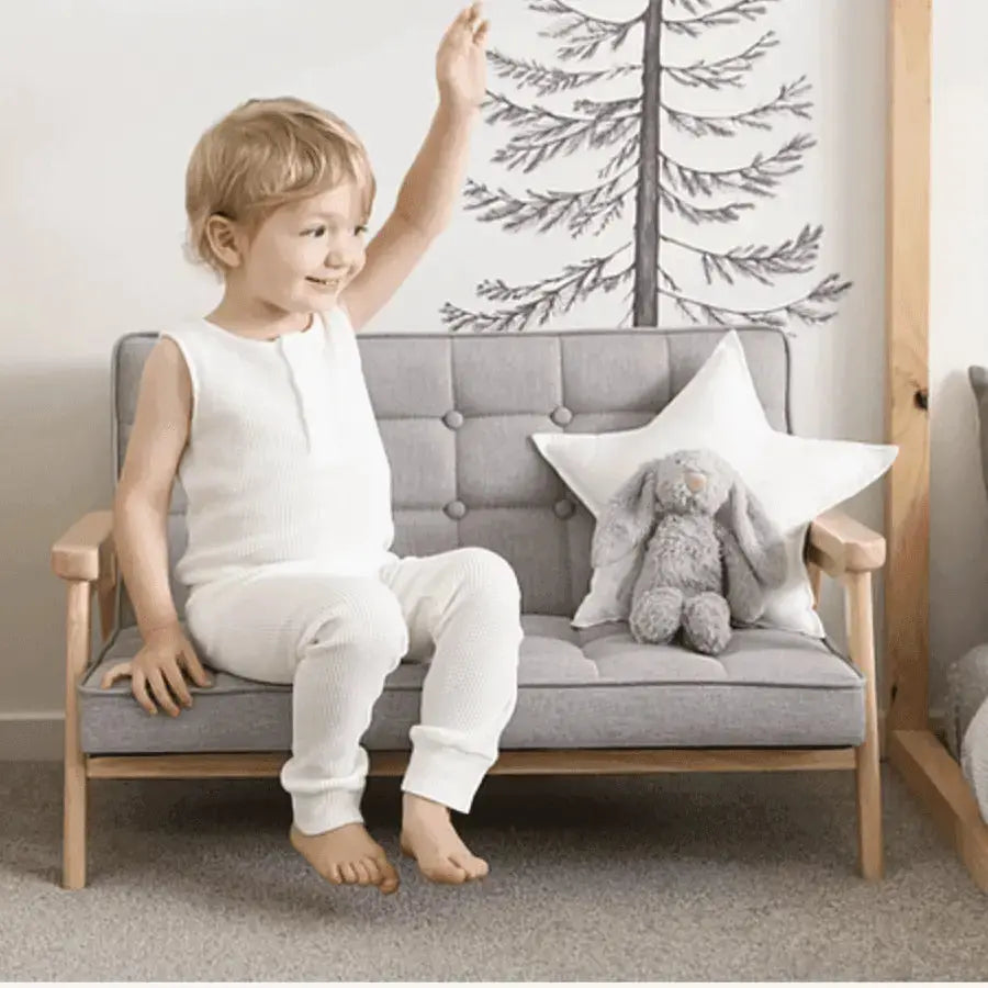 The Curated Parcel - Bunny Tickles // Kids Double Arm Chair