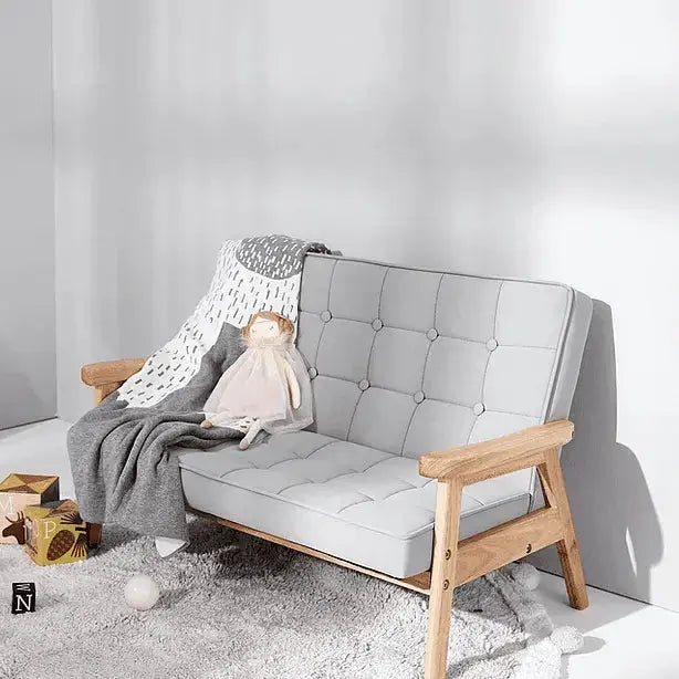 The Curated Parcel - Bunny Tickles // Kids Double Arm Chair
