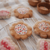 The Curated Parcel - Felt 100s and 1000s Biscuits (Set of 3)