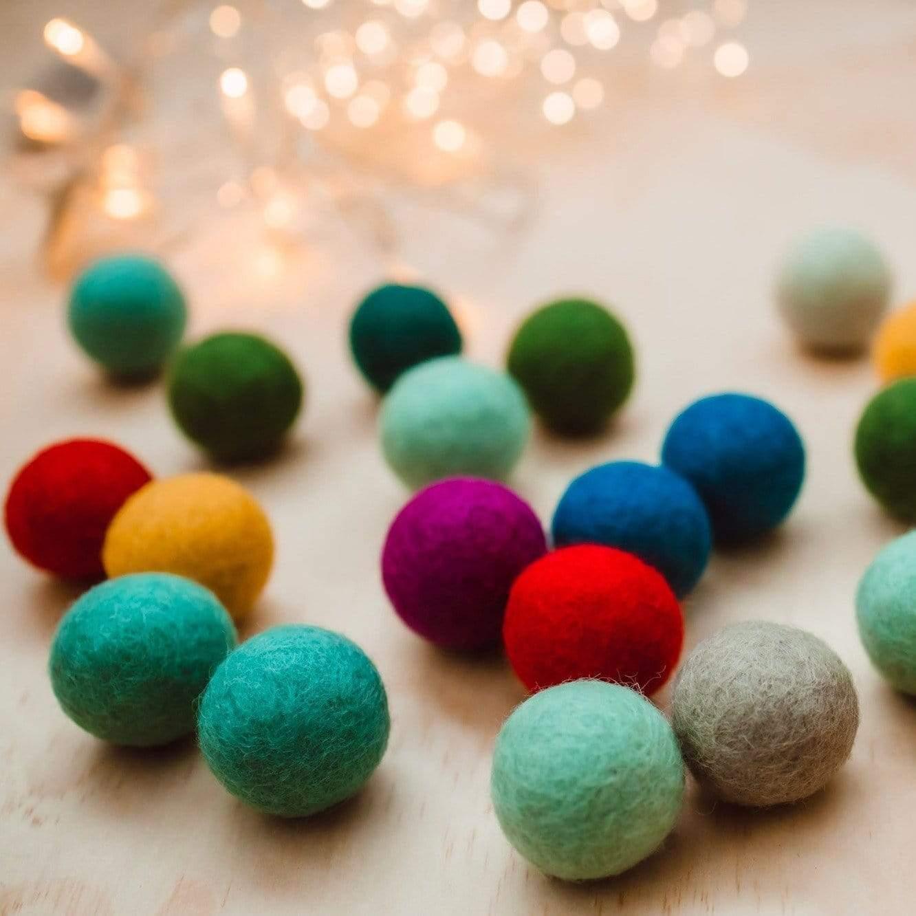 The Curated Parcel - Felt Balls 3cm