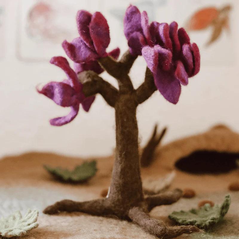 The Curated Parcel - Felt Seasonal Tree // Spring