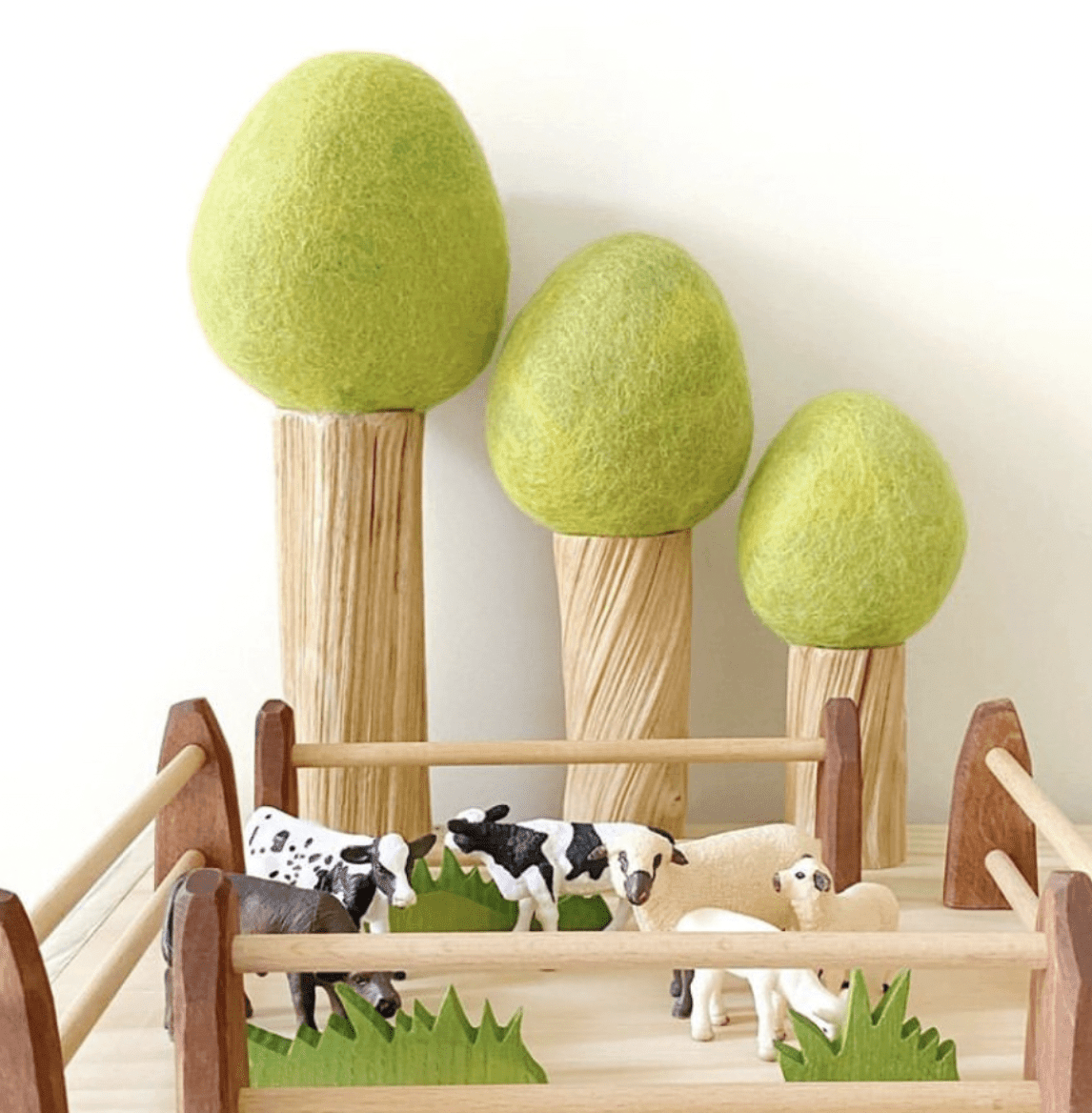 The Curated Parcel - Felt Trees