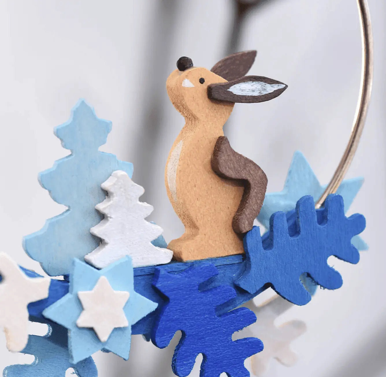 The Curated Parcel - Graupner // Christmas Tree Ornament Ring with Forest Animals