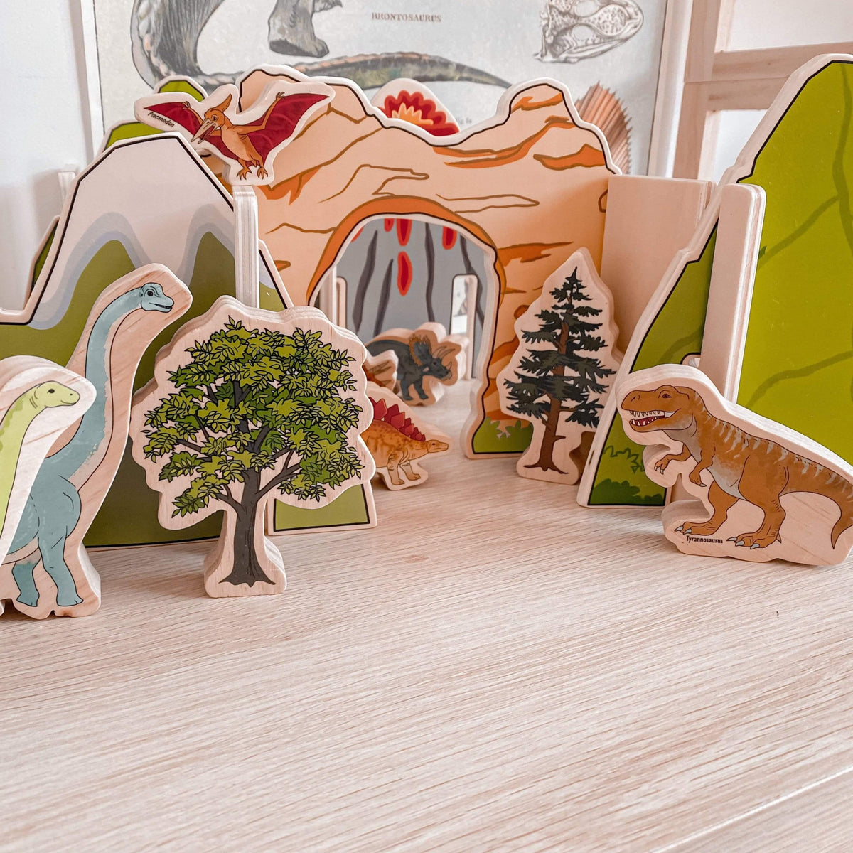 The Curated Parcel - Happy Architect Dinosaur Set 