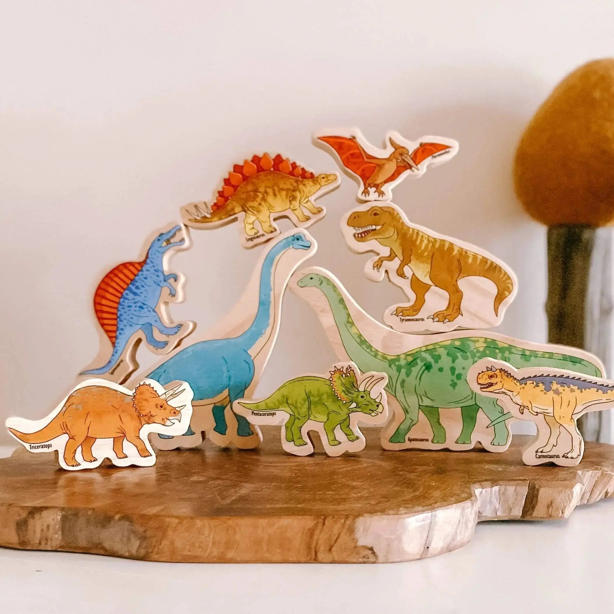The Curated Parcel - Happy Architect Dinosaur Set