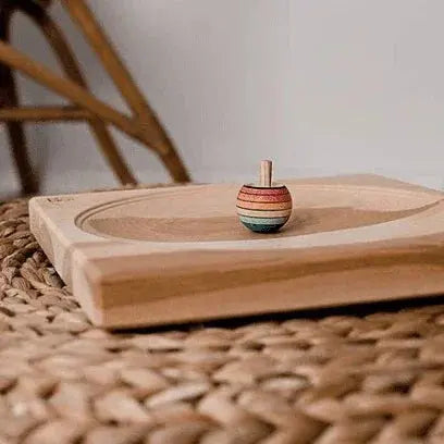 The Curated Parcel - Mader // Rainbow Spinning Turn Top