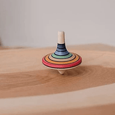 The Curated Parcel - Mader // Rallye Spinning Top Rainbow