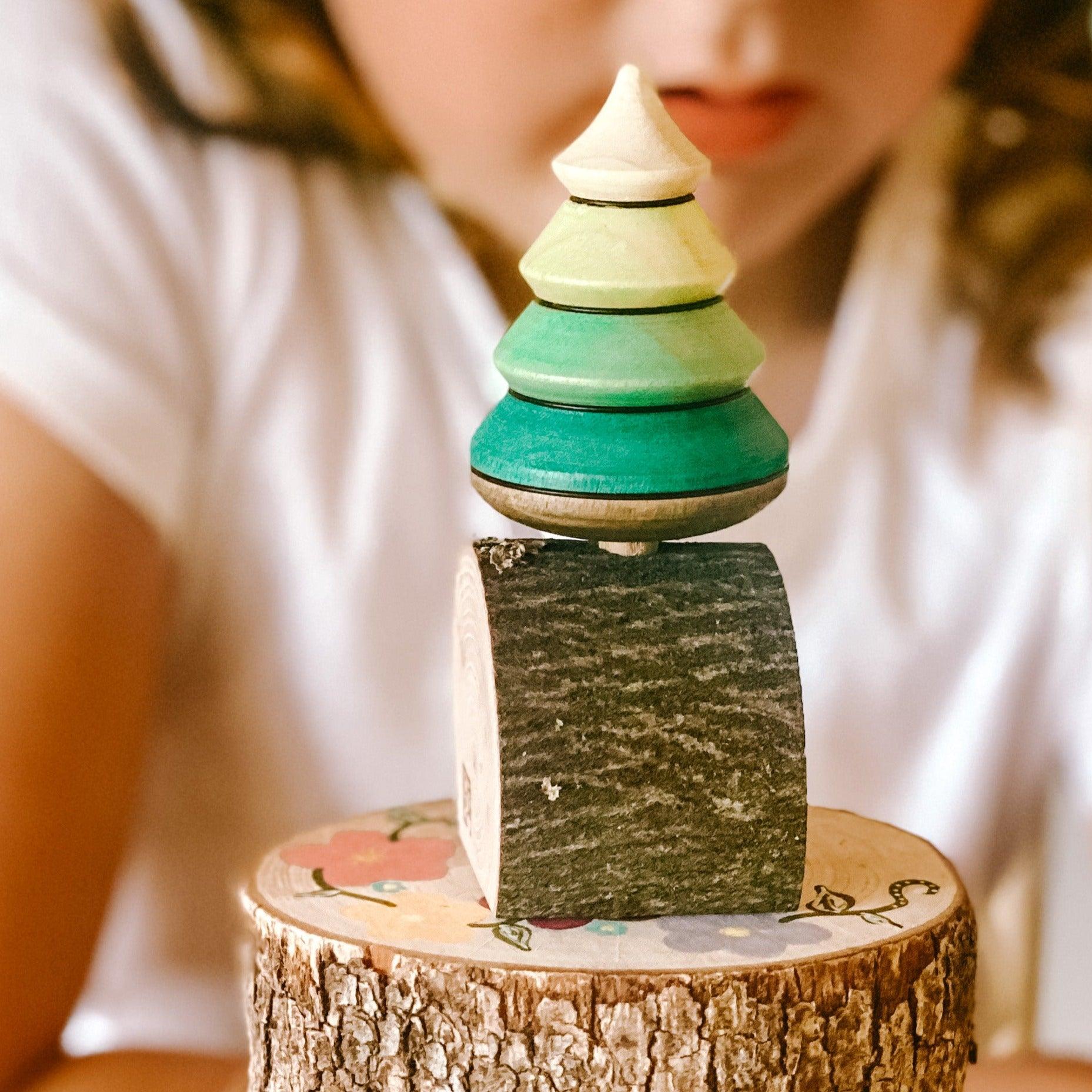 The Curated Parcel - Mader // Tree Spinning Top on Branch