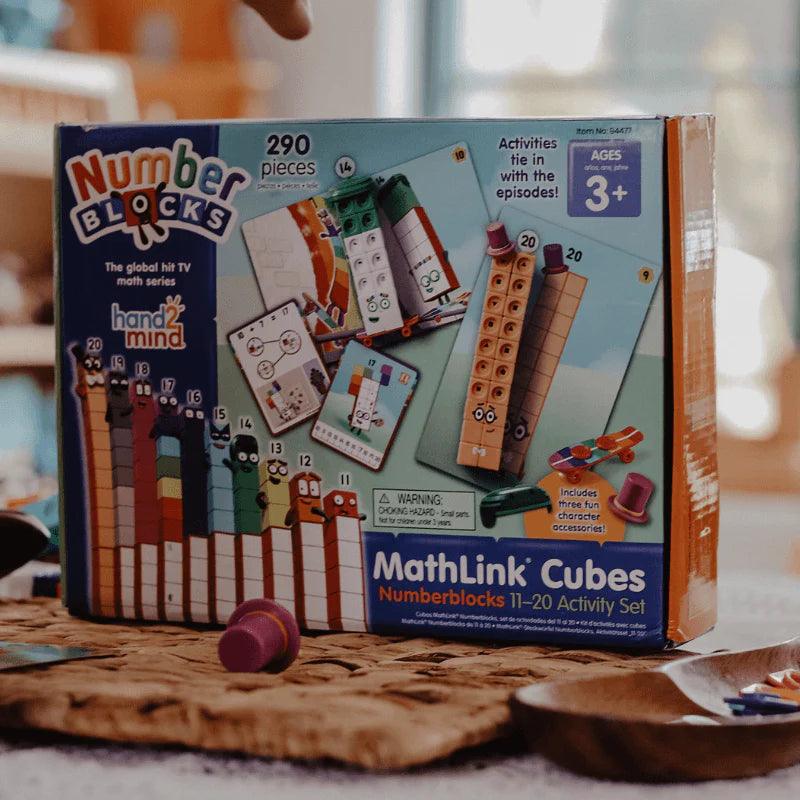The Curated Parcel - Mathlink Cubes Numberblocks Set 11-20 Activity Set