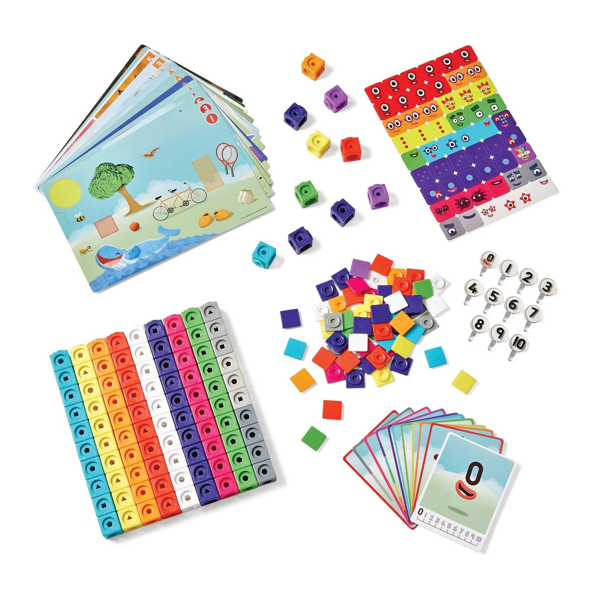 The Curated Parcel - Mathlink Cubes Numberbloks Set 1-10 