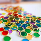 The Curated Parcel - Metal Rimmed Counting Chips