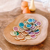 The Curated Parcel - Metal Rimmed Counting Chips