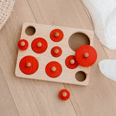 The Curated Parcel - Montessori Size Puzzle
