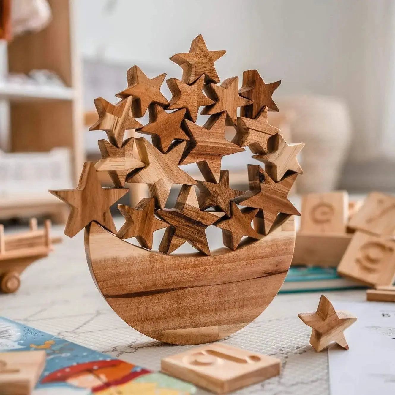 The Curated Parcel - Moon & Star Stacker