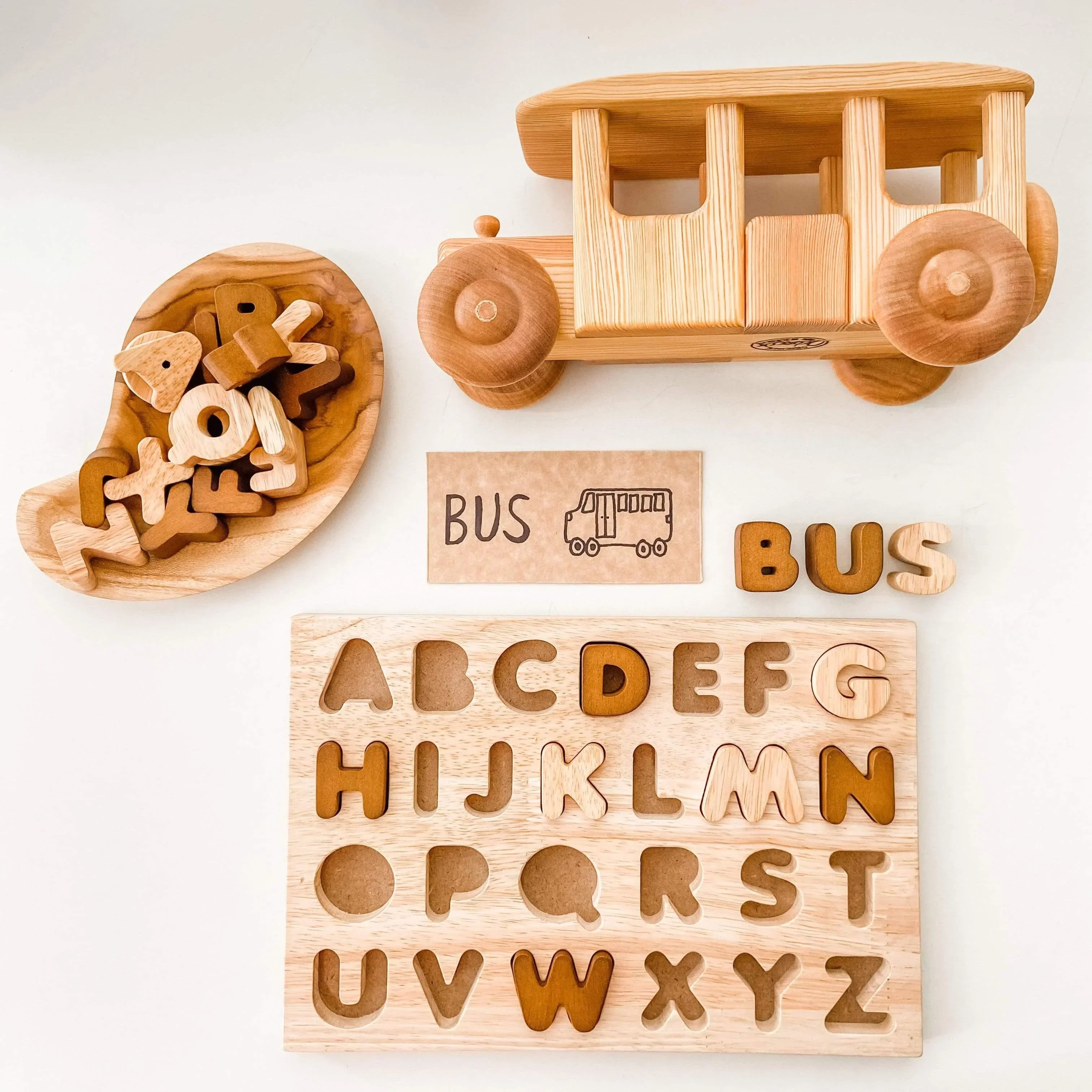 The Curated Parcel - Natural Alphabet Puzzle