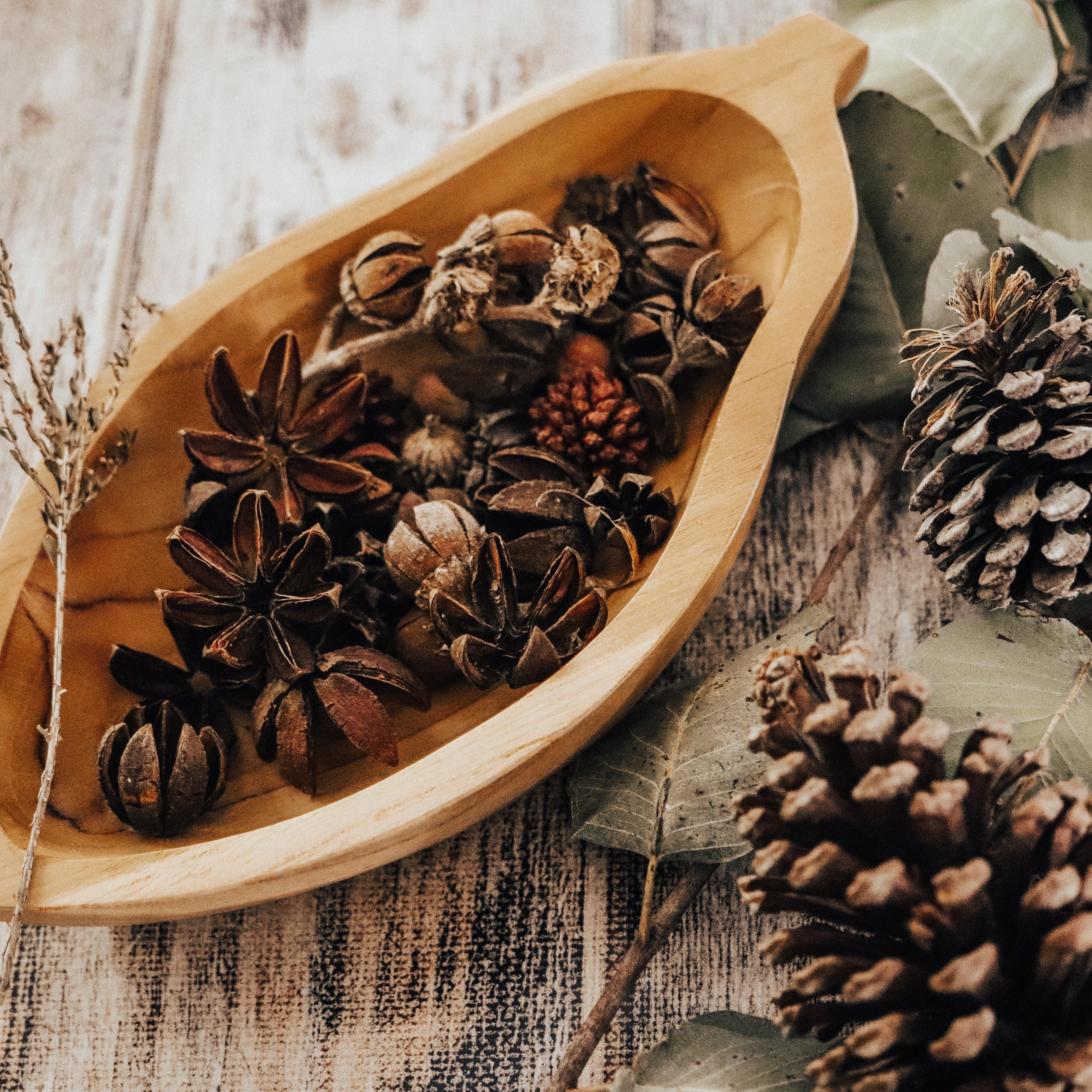 The Curated Parcel - Papaya Wooden Bowl