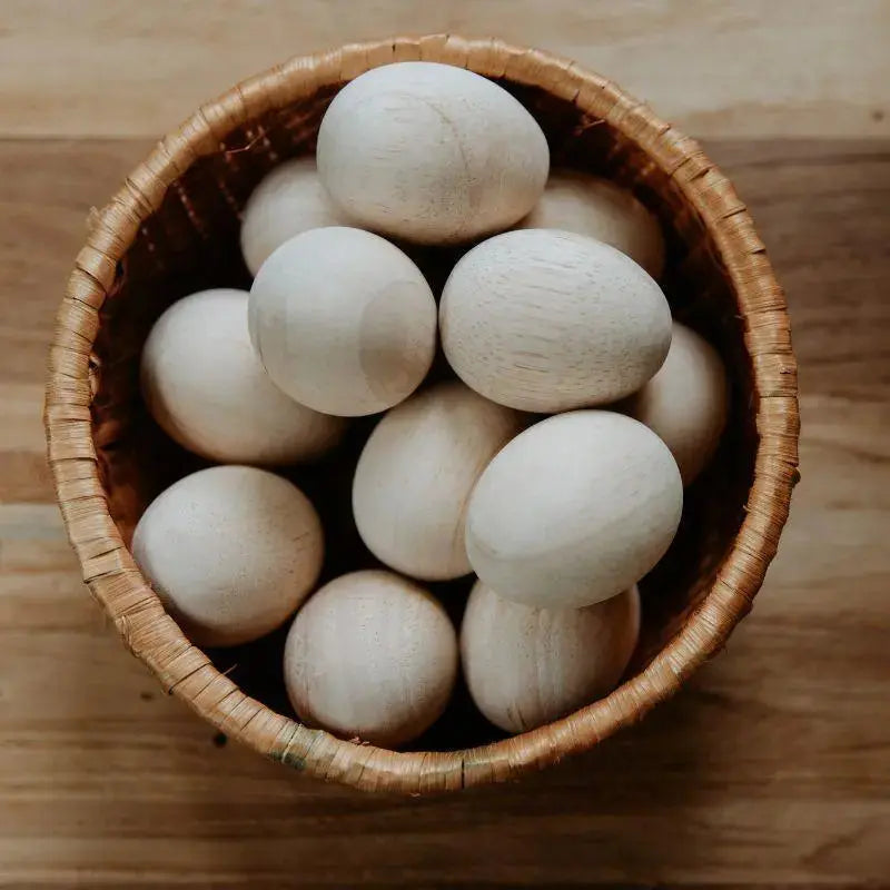 The Curated Parcel - Wooden Egg DIY
