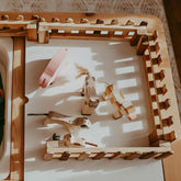 The Curated Parcel - Wooden Fences ( Set of 4 )