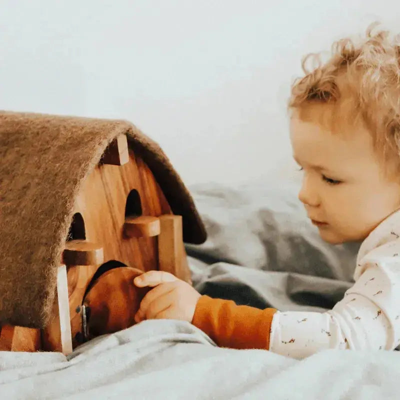 The Curated Parcel - Wooden Gnome House