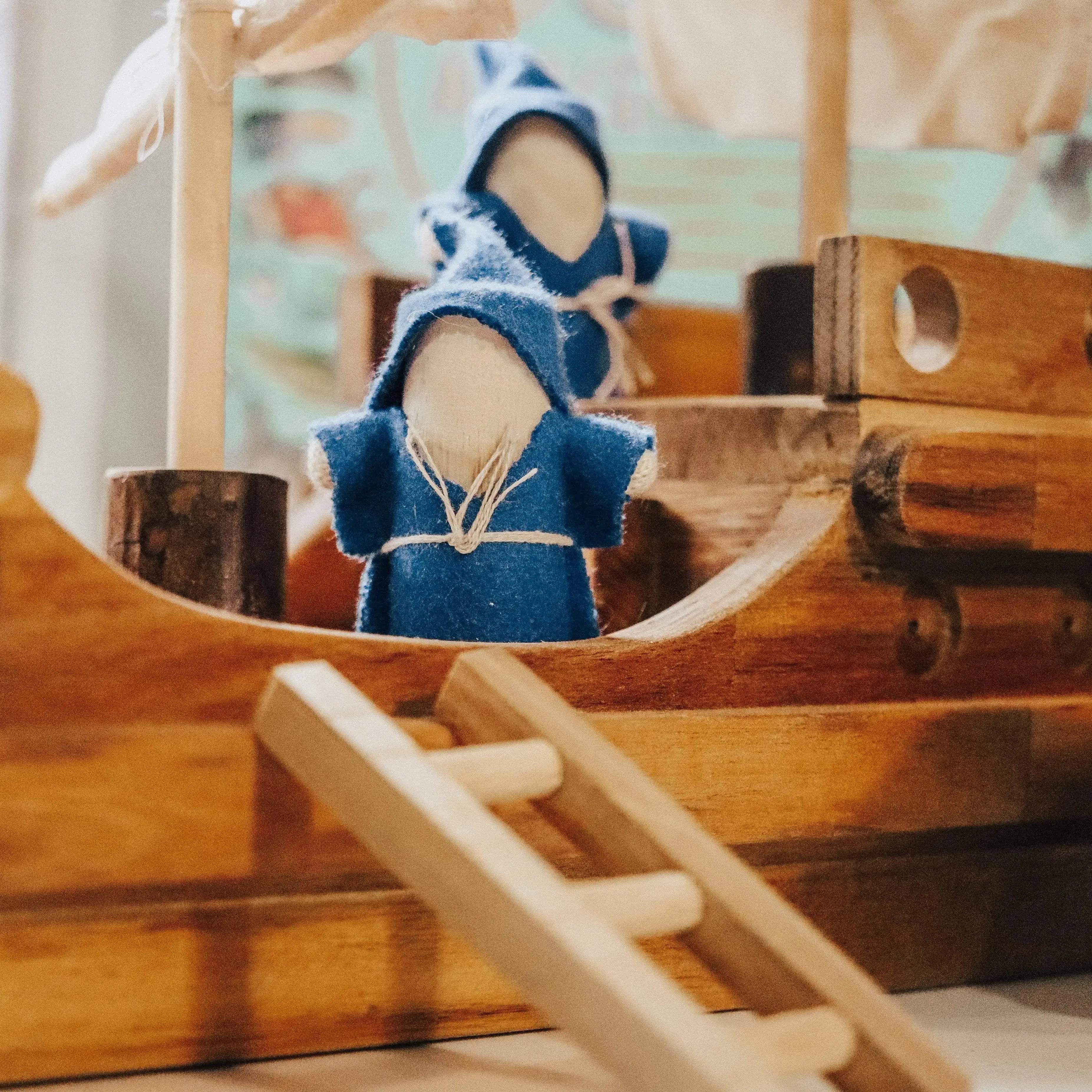 The Curated Parcel - Wooden Pirate Ship