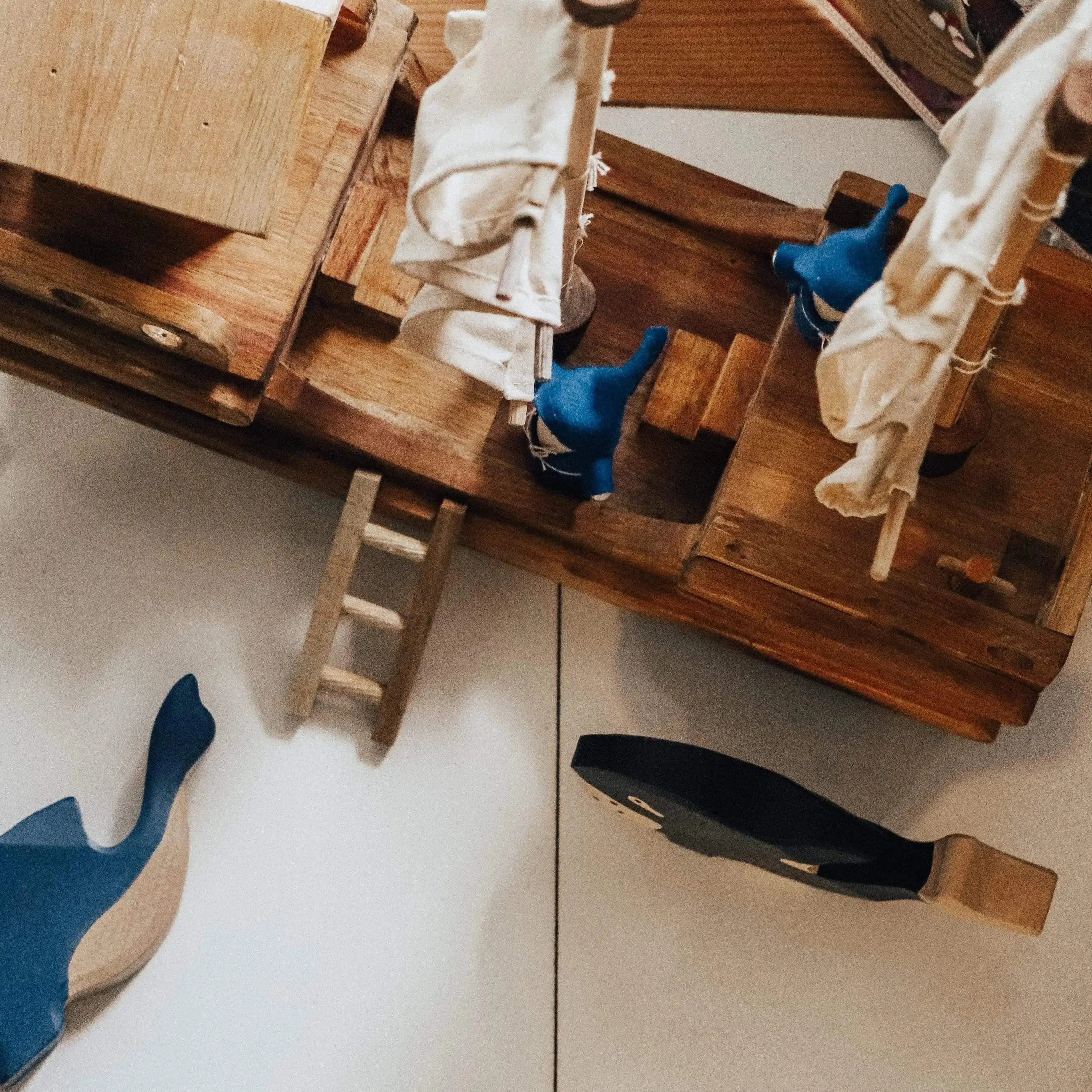 The Curated Parcel - Wooden Pirate Ship