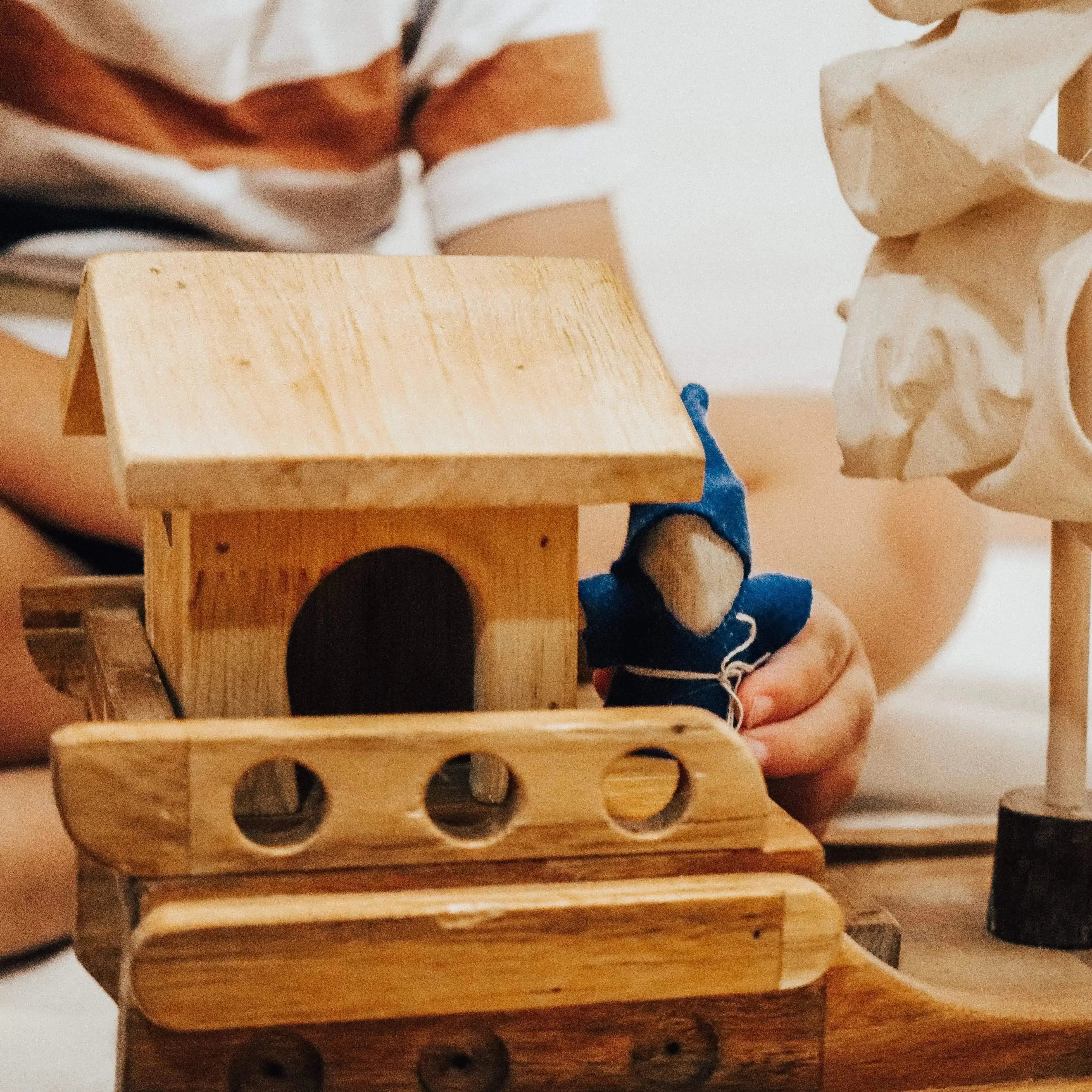 The Curated Parcel - Wooden Pirate Ship