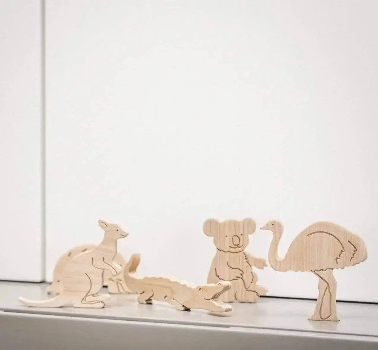 The Curated Parcel - Wooden Sorting Puzzle - Animals of Australia