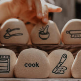 The Curated Parcel - Yellow Door // Mud Kitchen Process Stones