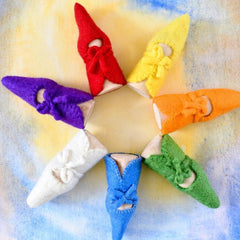 Felt Waldorf Colours of The Week Peg Dolls