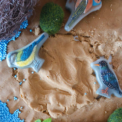 Yellow Door // Sensory Play Stones - Birds