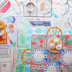 Wonderie //  In The Kitchen Play Cloth