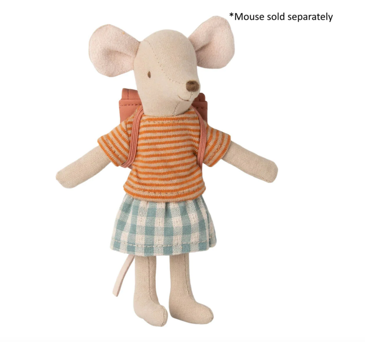 Maileg //  Clothes &amp; Bag Rose for Big Sister Mouse (2023)