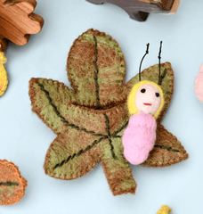 Felt Leaf Baby - Chestnut