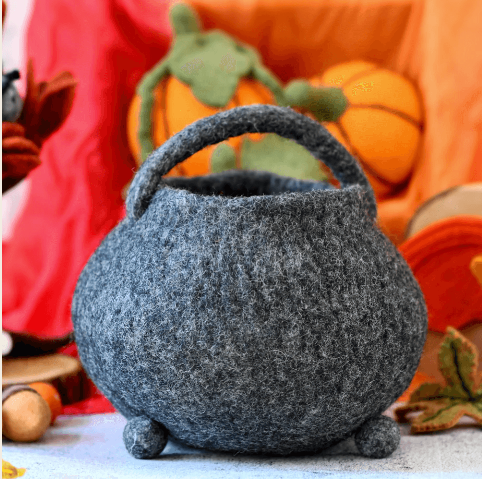 Felt Witches Cauldron Bag