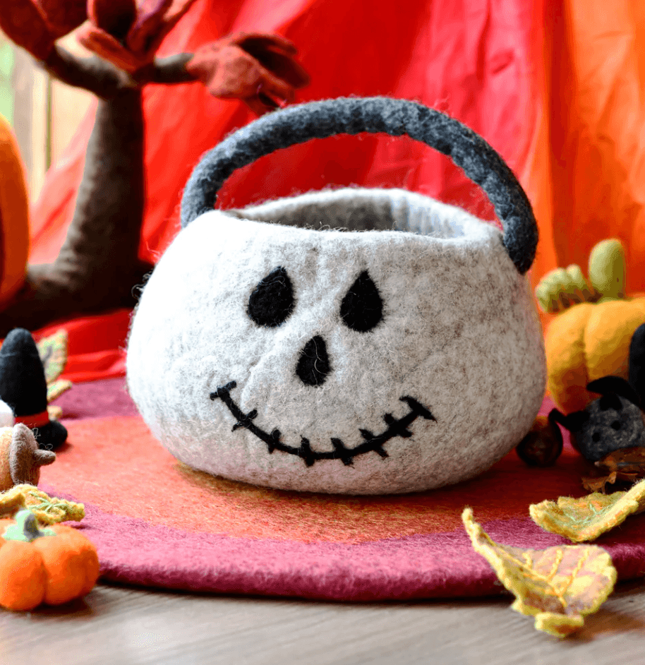 Felt Trick Or Treat Spooky Bag