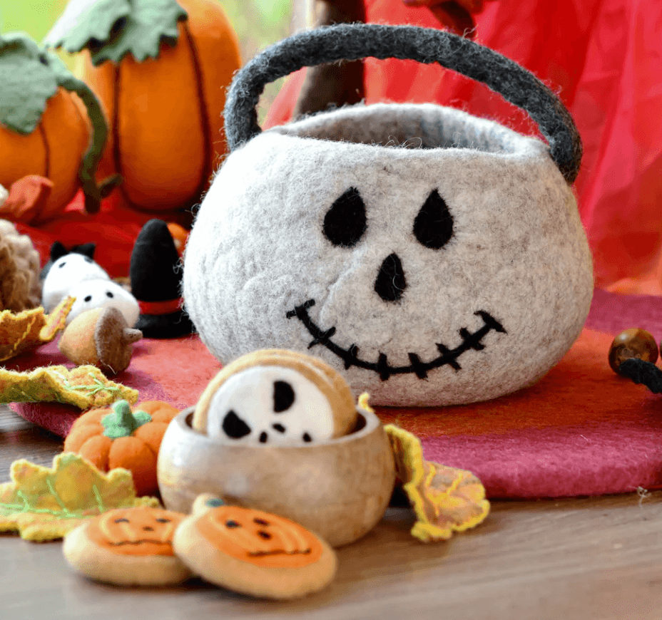 Felt Trick Or Treat Spooky Bag