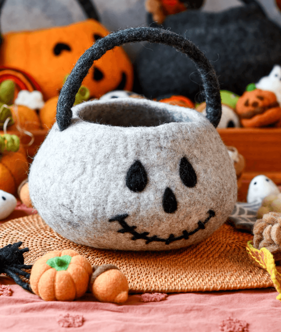 Felt Trick Or Treat Spooky Bag