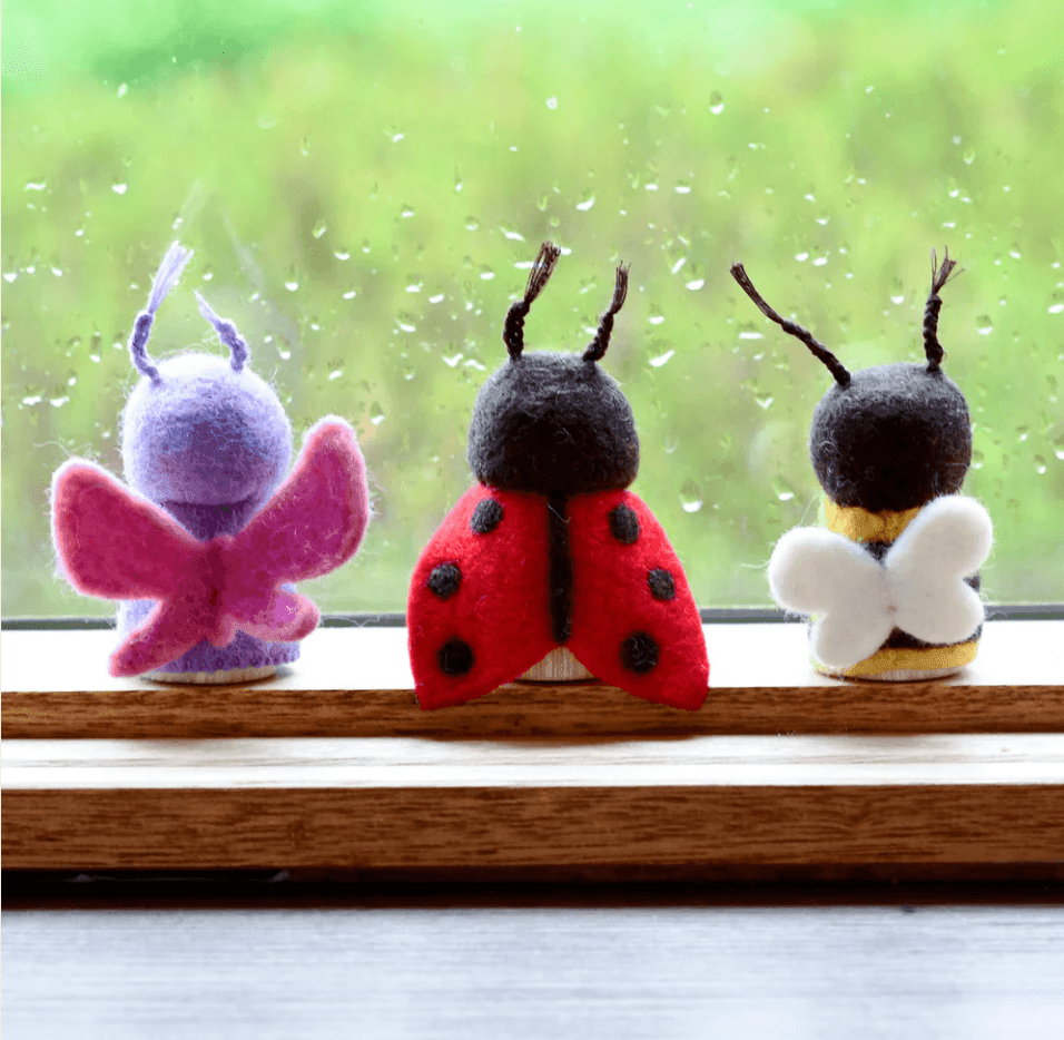 Peg Dolls Set - Bugs