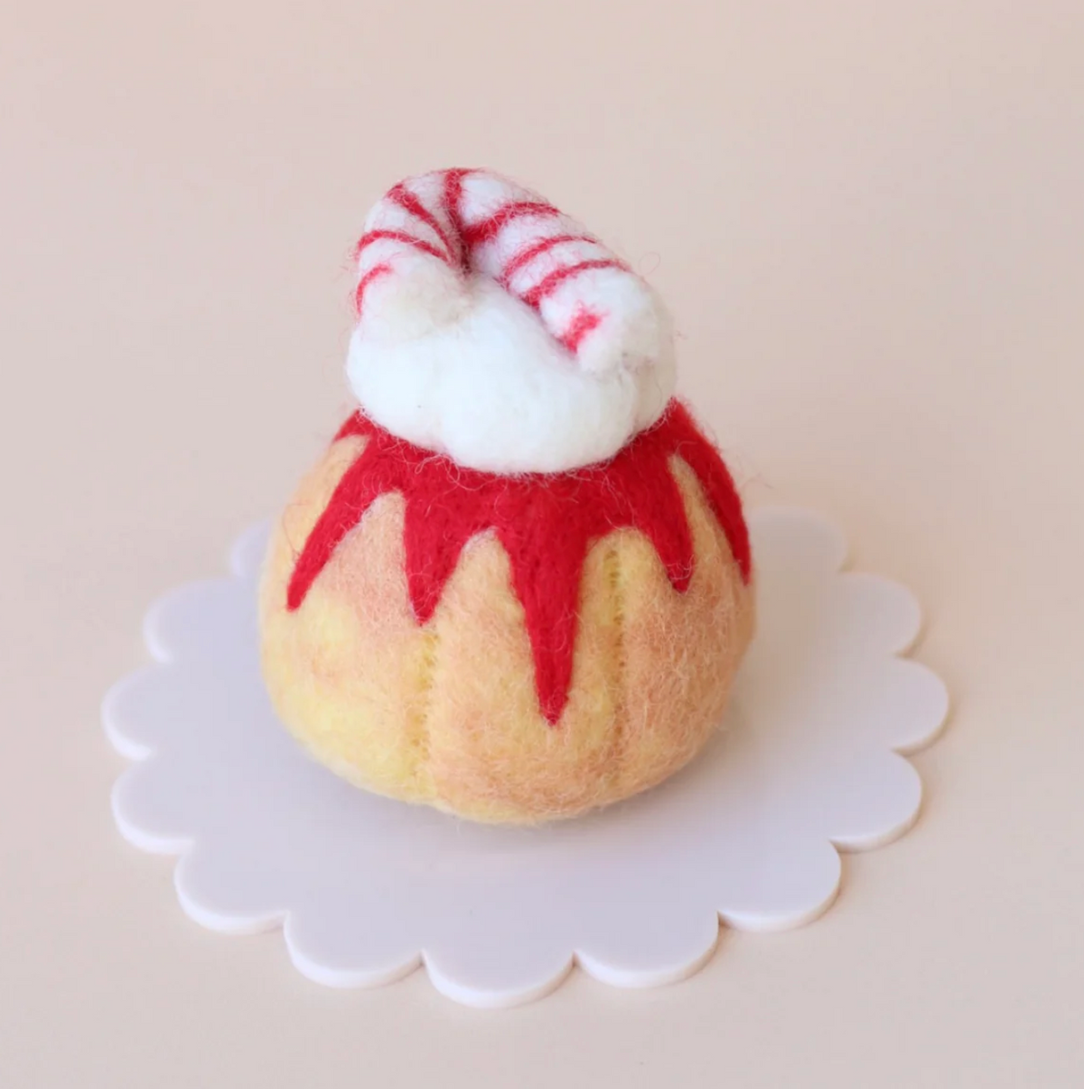 Candy Cane Sponge Cakes