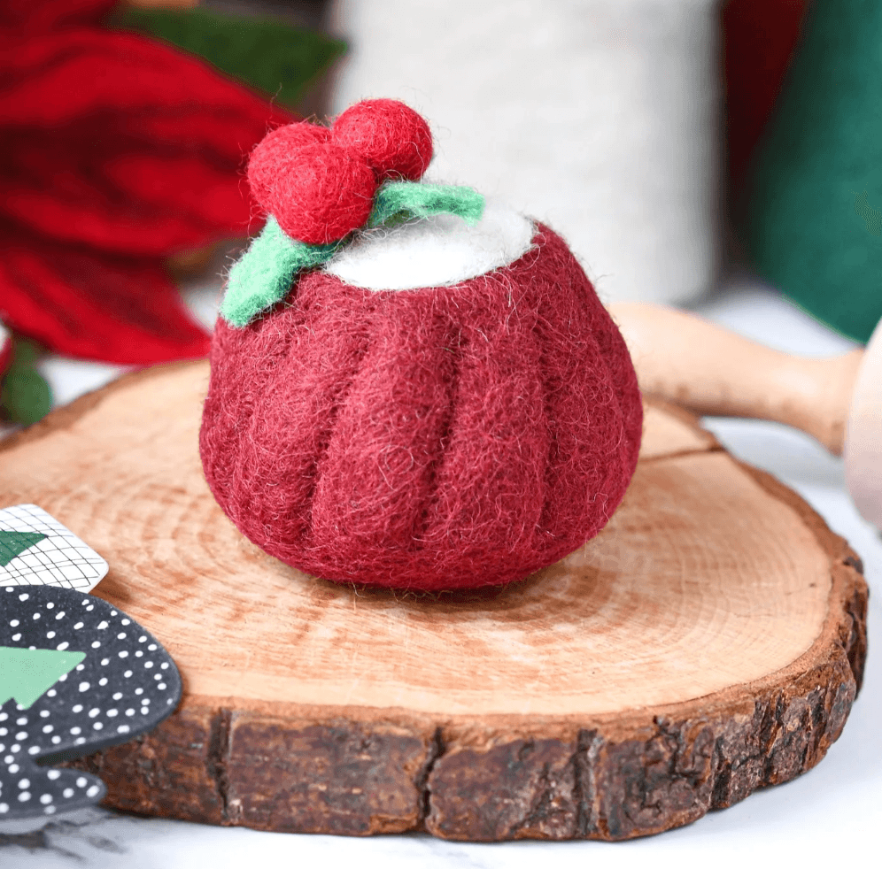 Felt Christmas Red Velvet Bundt Cake