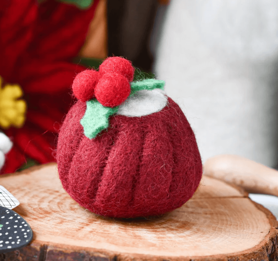 Felt Christmas Red Velvet Bundt Cake