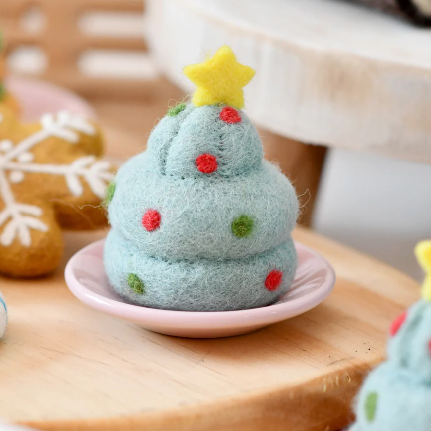 Felt Christmas Meringue Tree