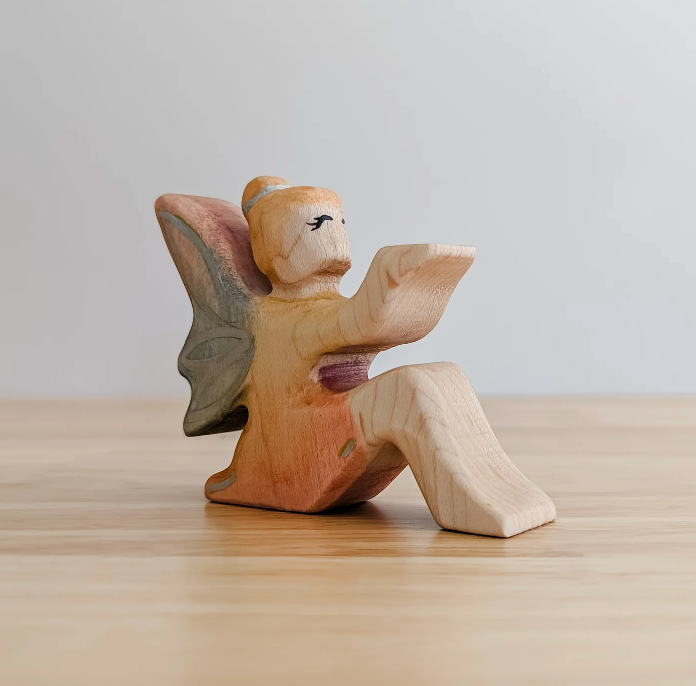 NOM // Wooden Fairy Sitting