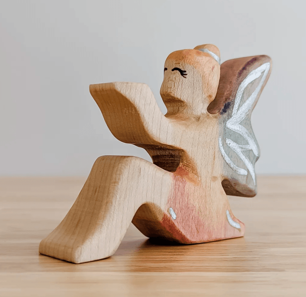 NOM // Wooden Fairy Sitting