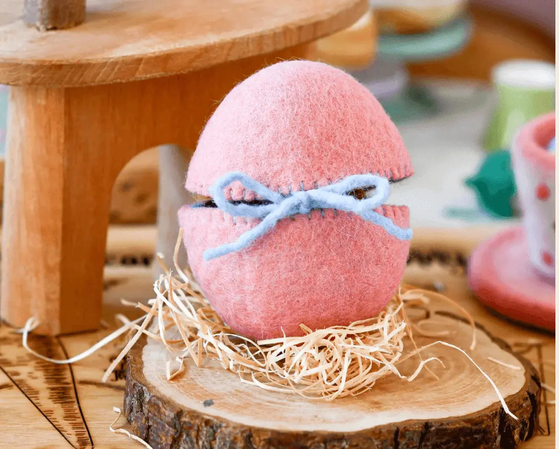 Felt Surprise Egg - Hen Inside Tara Treasures