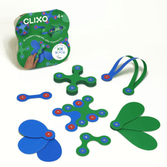 Clixo - Itsy Magnetic Pack in Green & Blue