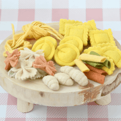 Tara Treasures // Felt Pasta Play Food Set