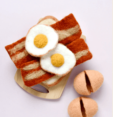 Felt Bacon And Eggs Breakfast Set