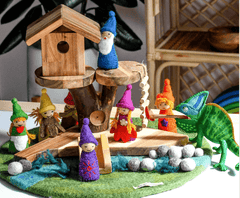 Felt Finger Puppet - Rainbow Fairies & Gnomes Set